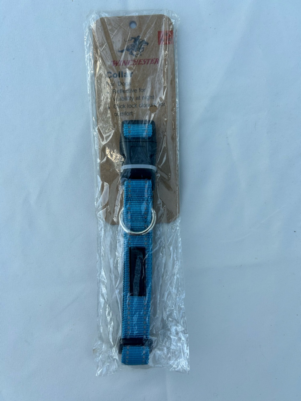 🐾2/$8- WINCHESTER Blue Adjustable Dog Collar